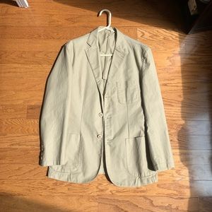 Rochas Paris Cotton Khaki Blazer